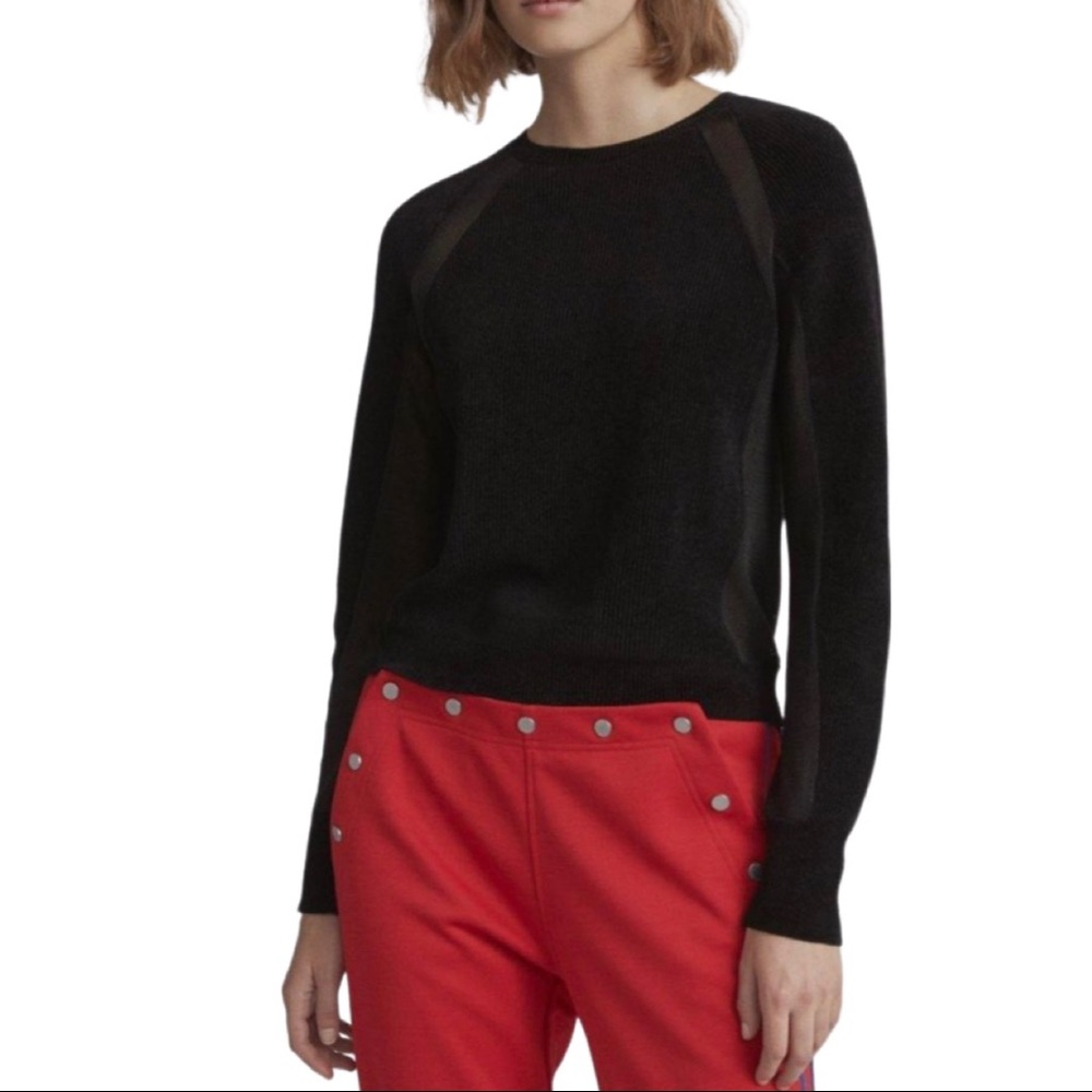 rag & bone Black Crew Neck Sweater